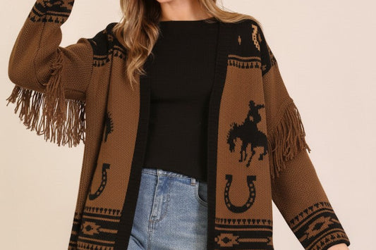 Western Fringe Cardigan